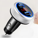 ACCNIC 3.2A Dual USB LED Display Wireless Handsfree Car Kit MP3 Player FM Transmitter Fast Charging USB Car Charger For iPhone 11 Pro Huawei P30 Mate 30 S10+