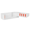 Bakeey Rotary Foldable Multi Angle Installation of Hole Free Toilet Wall Hanging Shelf Storage Baskets Box For Bathroom Kitchen