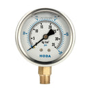 Oil Pressure Gauge Liquid Filled 0 -500 PSI 0-35KG Air Water Guage Gage AIP