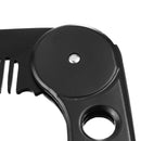 Pocket Foldable Beard Styling Comb Male Shaving Comb Portable Stainless Steel Mustache Brush