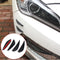 4Pcs Car Front Bumper Corner Protector Canards Splitters Fins Lip Bumper Protector Kit for SUV