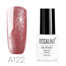 8 Colors Rose Gold Nail Gel Polish Glitter Soak-off UV Gel Varnish Nail Art Long-Lasting