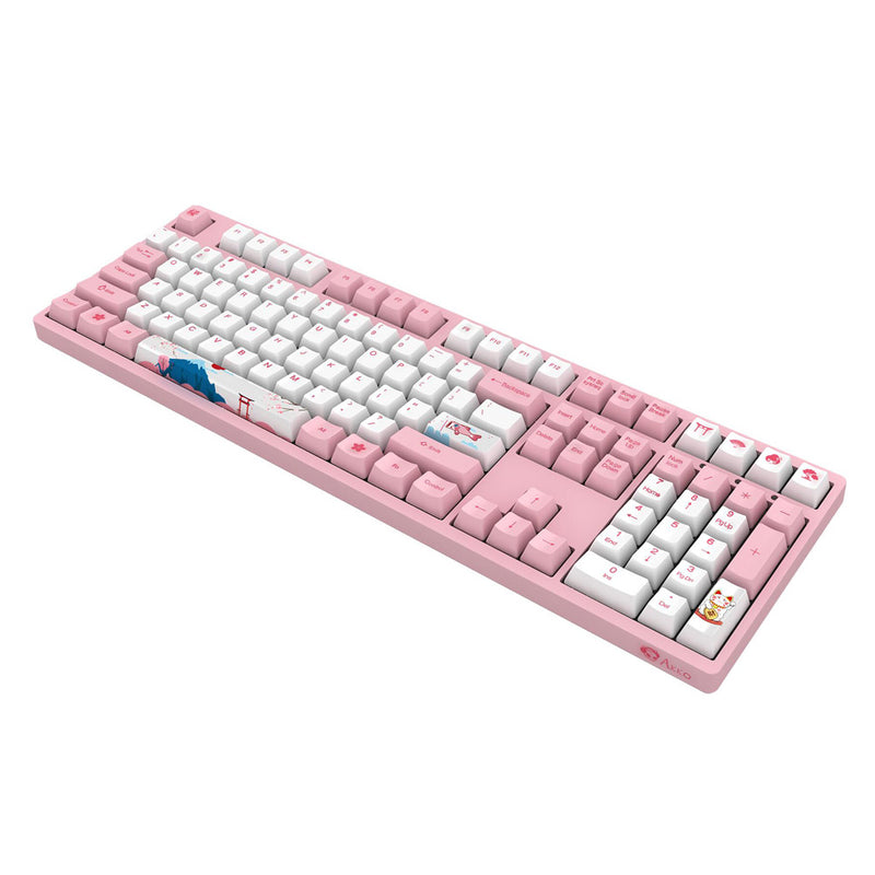 AKKO World Tour - Tokyo 114 Keys Cherry Profile Dyesub PBT Keycaps Keycap Set for Mechanical Keyboard