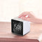 YAyusi V9 Mini Wireless bluetooth Speaker LED Mirror Alarm Clock FM Radio Stereo Bass Speaker