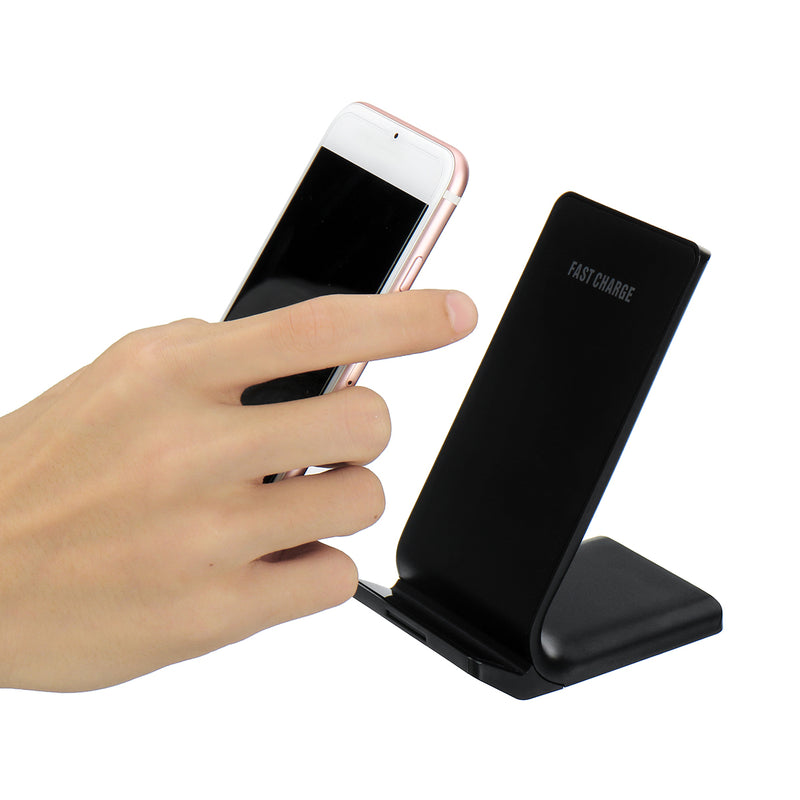 10W Qi Wireless Charger Fast Charging Base Stand For iPhone 8 X XR XS Max For Samsung Galaxy S8 S9 S10 Plus S10e Note 8 9 S7