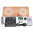 DIY bluetooth 32 Layer Colorful Canton Tower LED Flashing Cube Music Spectrum Electronic Kit