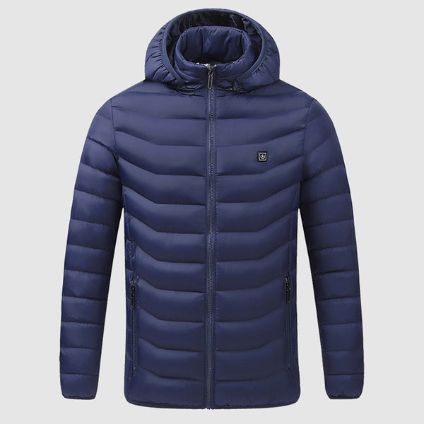 Electric USB Heating Coats Vest Jacket 4 Heating Pads Cloth Body Warmer Abdomen Neck Back Men Women