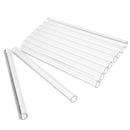 10Pcs Length 100mm OD 7mm 2mm Thick Wall Borosilicate Glass Blowing Tube Lab Factory School Home