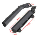 One Pair Bumper Bracket Front Left and Right Black For Nissan Versa 2007-2012