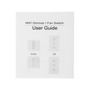 Smart Switch Dimmer Wi-Fi Light Switch Touch Wall Socket Switch Panel Work with Amazon Echo and Goog