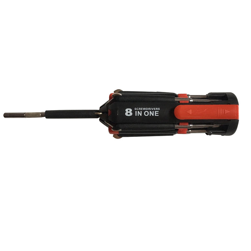 Household Multi-function Screwdriver 8-in-1 Screwdriver Set DIY Hardware Tool With LED Light