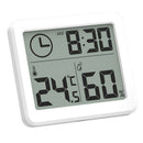 5pcs MoesHouse Multifunction Thermometer Hygrometer Automatic Electronic Temperature Humidity Monitor Clock 3.2inch Large LCD Screen