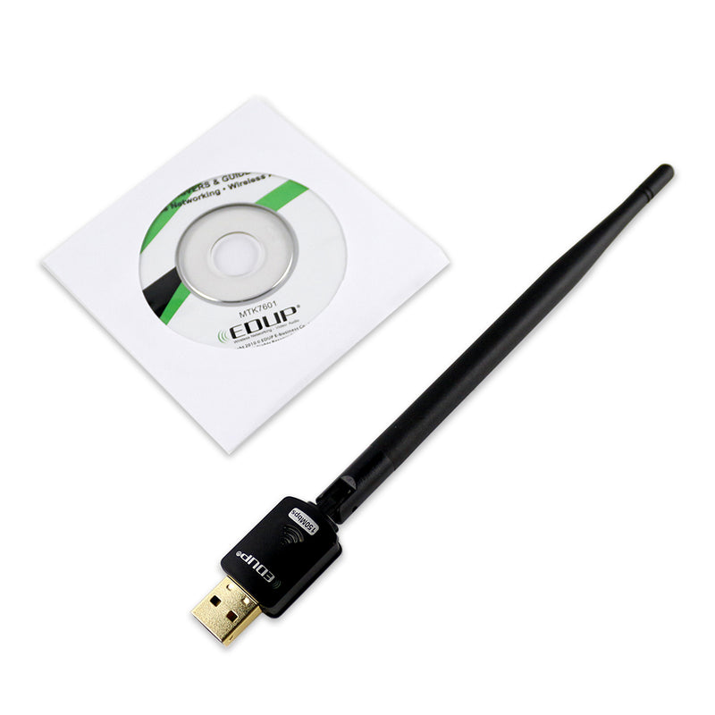 EDUP 150mbps USB Wifi Adapter 6dBi High Antenna Receiver USB Enthernet Adapter 802.11n Network Card