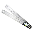 200mm 360 Digital Protractor Inclinometer Goniometer Level Measuring Tool Electronic Angle Gauge Stainless Steel Multifunction Angle Ruler