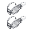 28mm to 43 mm Motorcycle Headlight Mounting Bracket Metal Chrome