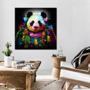 Miico Hand Painted Oil Paintings Animal Panda Paintings Wall Art For Home Decoration