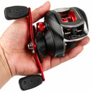 ZANLURE LA200 8.1:1 12+1BB Fishing Reel Left/Right Hand Max Drag 20LB Baitcasting Wheel