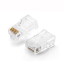 Ugreen Cat5 RJ45 Connector Cat5E 8P8C Modular Ethernet Cable Head Plug Gold-plated Cat 5 Crimp Network RJ45 Connector 10packs