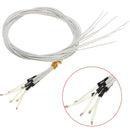 5Pcs 100K 1% NTC Single Ended Glass Sealed Thermistor Temperature Sensor For 3D Printer