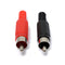 2pcs Solder RCA Phono Male Plug Audio Video Connectors