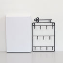 Home Kitchen Vintage Key Hook Metal Wire Rack Magazine Coat Holder Rack