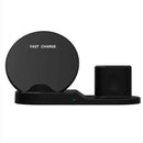 Bakeey 3 in 1 Qi Wireless Charger Fast Charging Dock Stand For Watch for iPhone