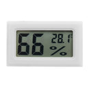 2Pcs Digital Mini LCD Digital Thermometer Hygrometer Fridge Freezer Temperature Humidity Meter White