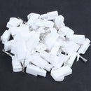 20 pcs System 4.5 mm White 2-Pin Male Female Cordless Plug