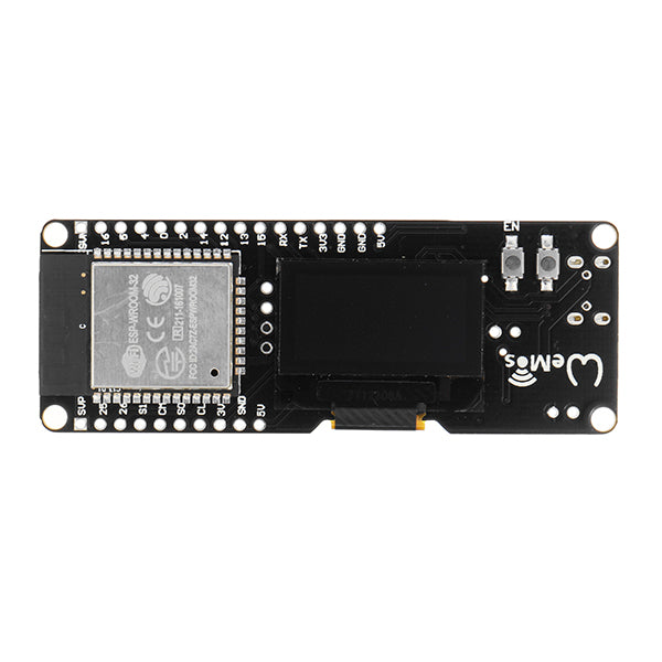 Geekcreit ESP-WROOM-32 Rev1 ESP32 OLED Display Board 4 Mb Bytes(32 Mb) Flash And Wi-Fi Antennas