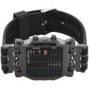 Unisex BINARY LED watch digital day stained sports trend watch gun color J4B6