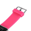 Unisex men's digital day silicon band wristband watch, female fan shape 29  H9M1