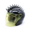 Rubber Motorcycle Dirt Biker Decals Sticker For Helmets Mohawks Mohawk Spikes