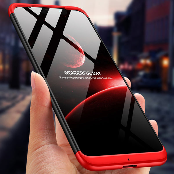 Bakeey 3 in 1 Double Dip 360 Full Hard PC Protective Case For Xiaomi Pocophone F1