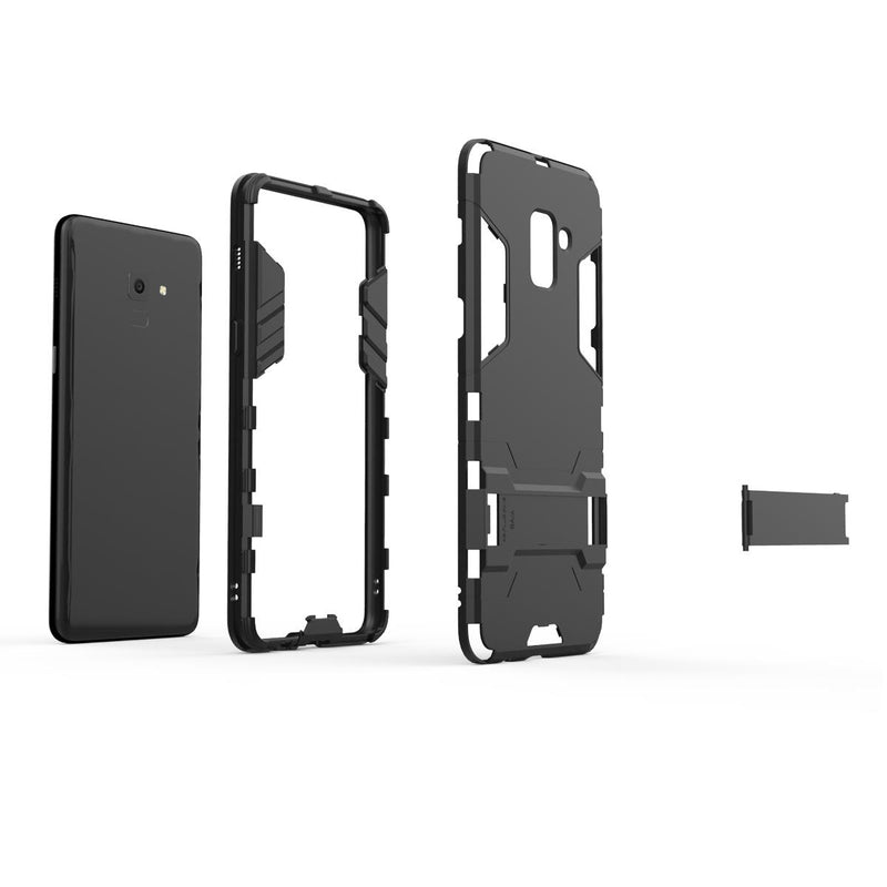 Bakeey 2 in 1 Armor Kickstand Hard PC Protective Case for Samsung Galaxy A8 Plus 2018