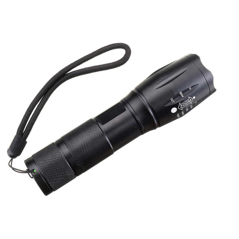 T6  800 Lumen 3 Modes Zoomable LED Flashlight 18650 Tactical Flashlight Waterproof Work Lamp Emergency Warning Lantern