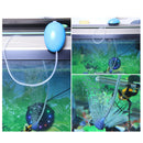 220V Outdoor Fishing Air Pump With Bubble Stone Tube Charger Portable Aquarium Oxygen Air Pump