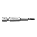 Broppe 12pcs T5-T40 50mm Magnetic Torx Screwdriver Bits 1/4 Inch Hex Shank Screwdriver Bit Set