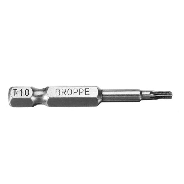 Broppe 12pcs T5-T40 50mm Magnetic Torx Screwdriver Bits 1/4 Inch Hex Shank Screwdriver Bit Set