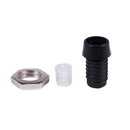 Metal Nut LED Mounting Holder Panel w 3mm 50 Pieces Black D7L8