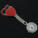 Nurse Watch Quartz Watch, Women, Clip Double Heart (orange), Pocket Watch W H2B7
