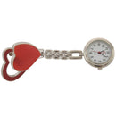 Nurse Watch Quartz Watch, Women, Clip Double Heart (orange), Pocket Watch W H2B7