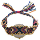 Multicolor elephant watch Quartz watch braided bracelet (yellow) N5X2