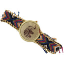 Multicolor elephant watch Quartz watch braided bracelet (yellow) N5X2