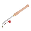 Drillpro Wood Turning Tool Wood Handle with Titanium Coated Wood Carbide Insert Cutter Round Shank Woodworking Tool