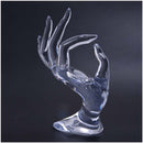 Hand Jewelry Display Holder Bracelet Support Portable (Transparent) Y3T2