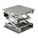 4 x 4" Stainless Steel Lifting Platform Lab Stand Laboratory Manual Lift Riser Lifter 100x100x150mm