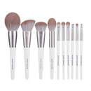 HAPPYMAKEUP 10pcs Makeup Brushes Set Full Set Of  Fiber Hair Brush Makeup Tool