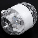 Crystal LED RGB E27 6W Double Head Magic Stage Lighting Beacon Light for Pa W1M6