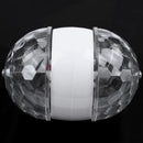 Crystal LED RGB E27 6W Double Head Magic Stage Lighting Beacon Light for Pa W1M6