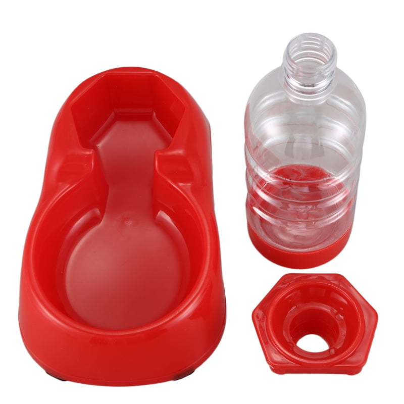 Pet Dog Puppy Cat Kitten Automatic Water Dispenser Food Dish Bowl Feeder Bo